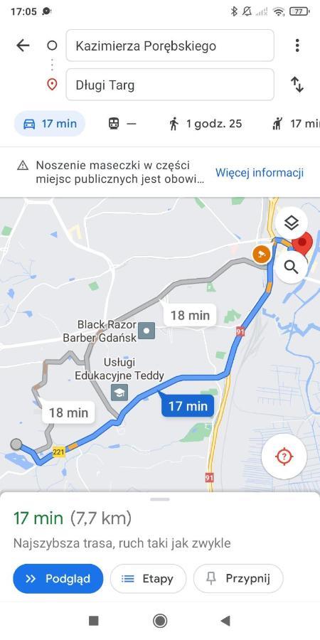 Przytulna kawalerka Apartment Gdansk Bagian luar foto