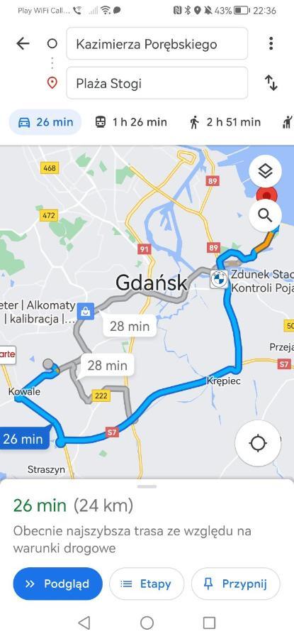 Przytulna kawalerka Apartment Gdansk Bagian luar foto